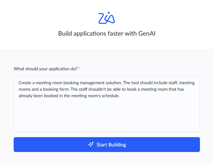 zoho AI Prompt
