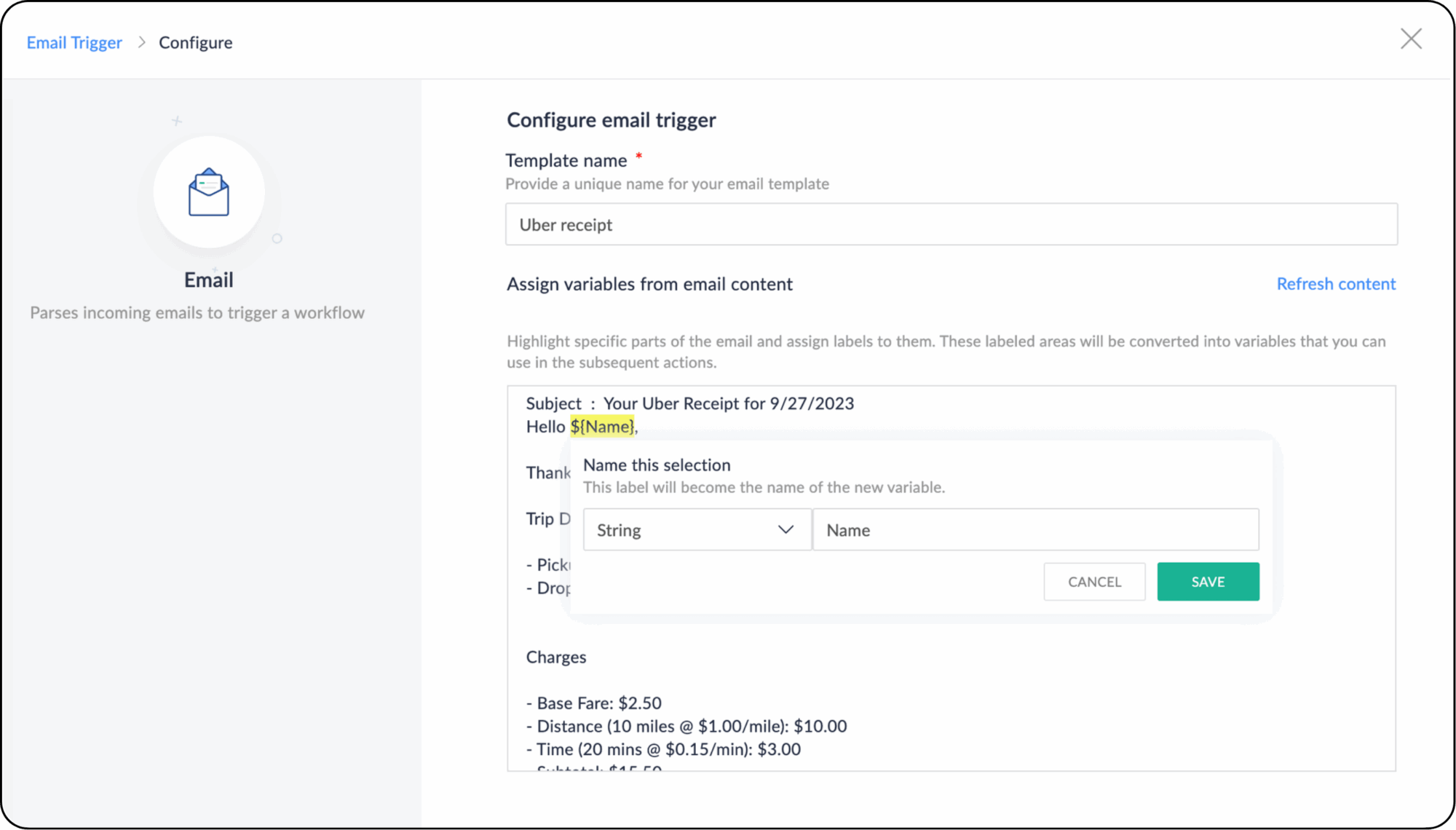 Comment extraire des données d’un courriel HTML?